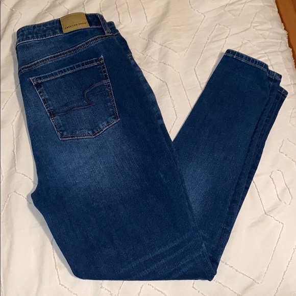 American Eagle Outfitters Denim - American Eagle dark wash super Hi-rise Jegging